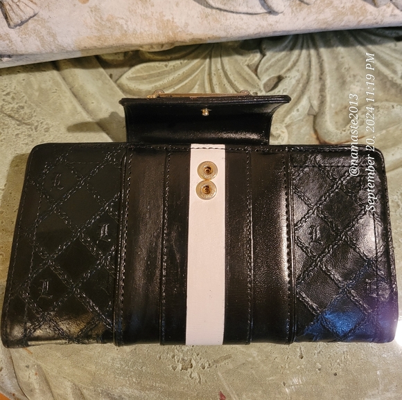 L.A.M.B. by Gwen Stefani Vachetta Leather Clutch-Wallet Designer Celebrity #50 - Picture 9 of 17